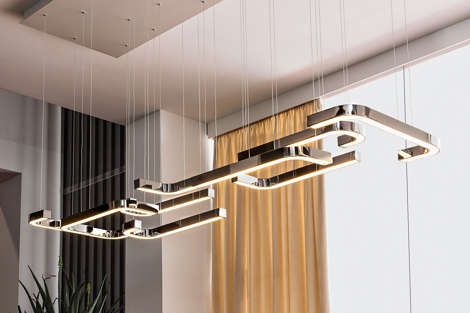 Затемняемый и модульный светодиодный подвесной светильник Bizzotto Italia Atmosphera ARCH-00082110 - Вид №1