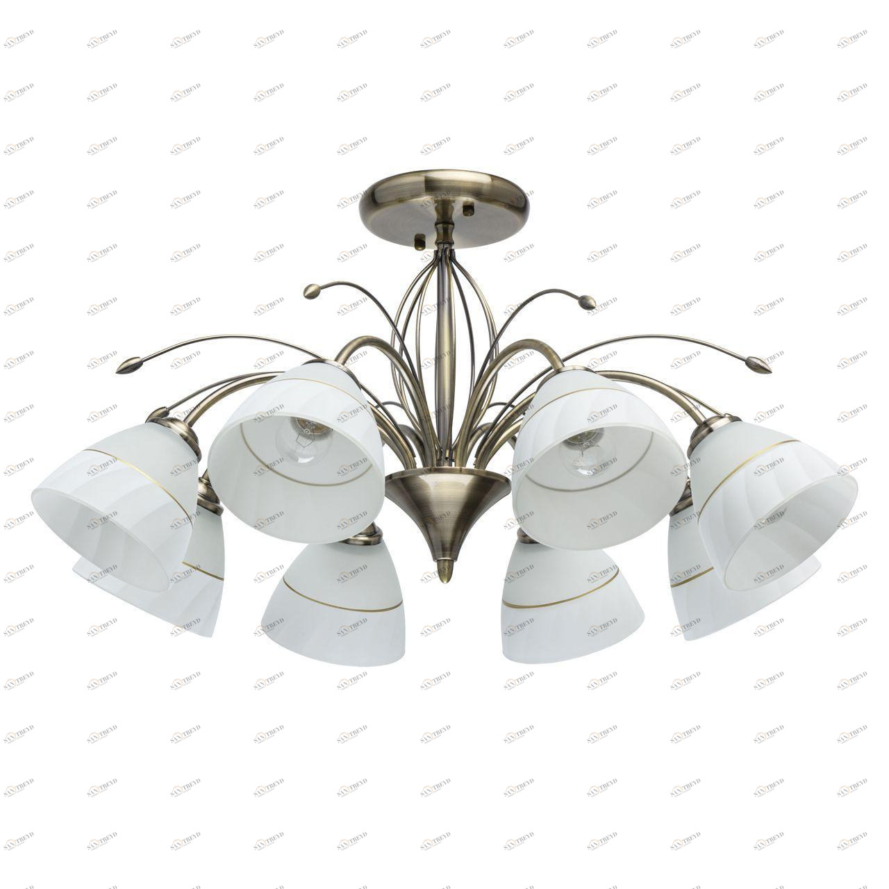 Потолочная люстра De Markt City Блеск 315013608 DE MARKT БЛЕСК 328371 Белый;золото 