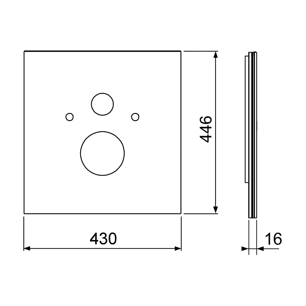 9650107 Стеклянные панели Tece  - Вид №2