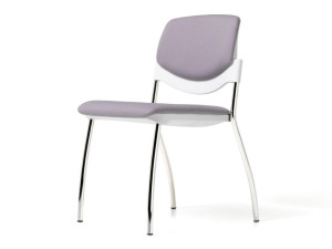 Штабелируемый стул для конференций из ткани