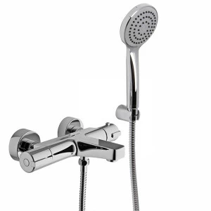 F4074 Термостатический смеситель на ванну внешний с душевым комплектом FIMA CARLO FRATTINI Fimatherm