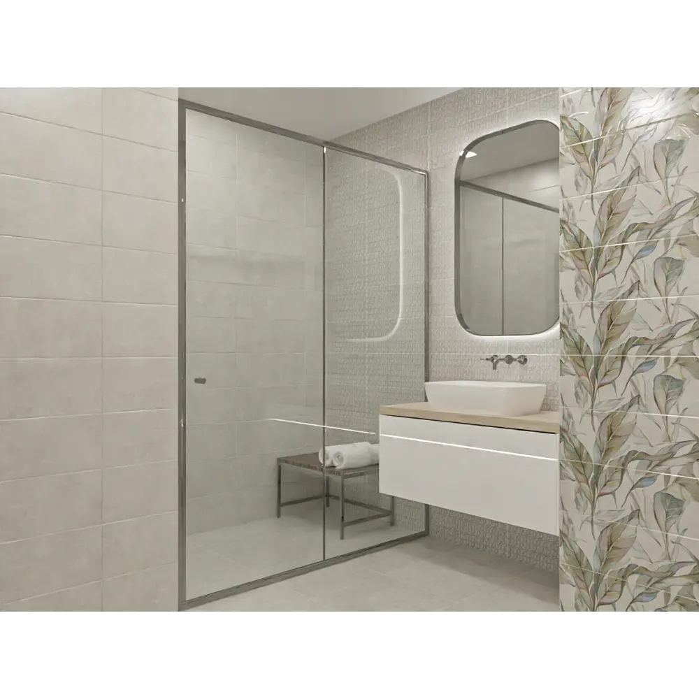 Azori Trent Gris - керамическая плитка для пола 42×42 см серого цвета 87972533 STLM-0076501 - Вид №5
