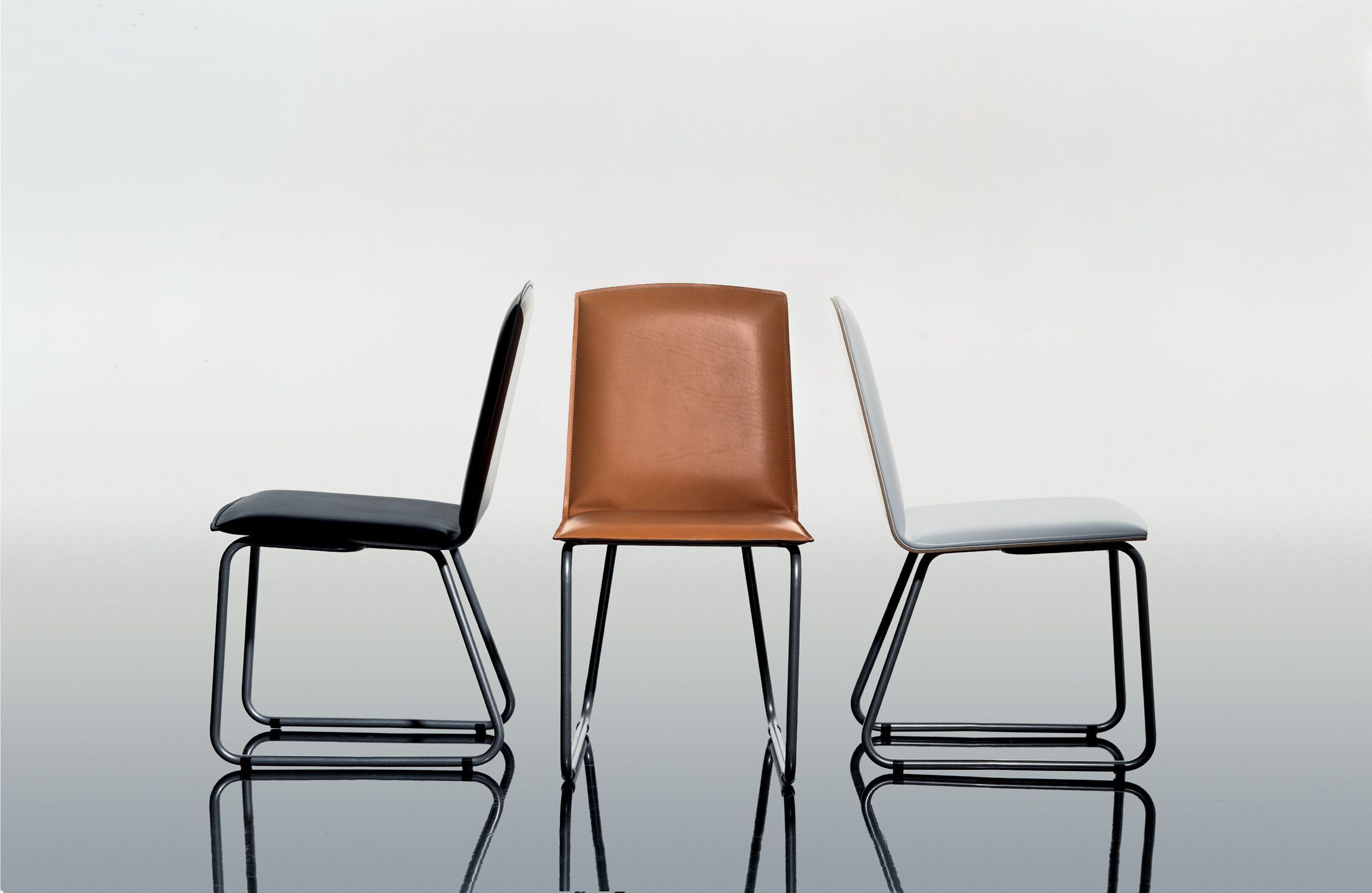 Кожаный стул для салазок i 4 Mariani ARCH-00144776 - Вид №2