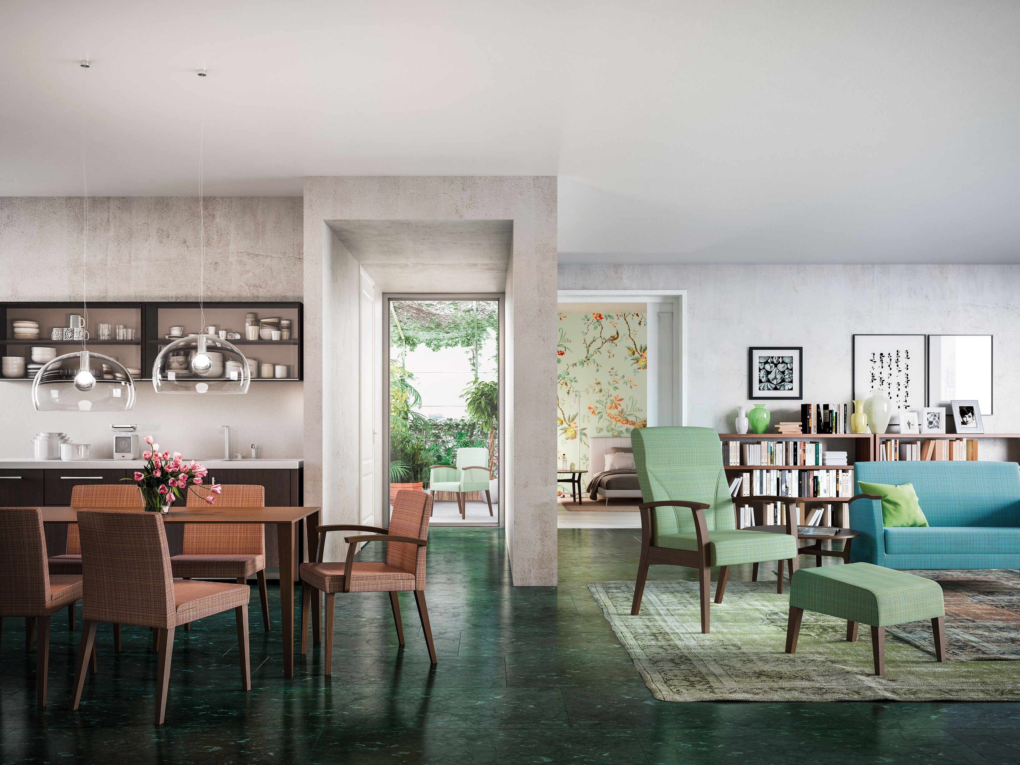 Тканевый стул PIAVAL FANDANGO - HEALTH & CARE ARCH-00026247 - Вид №3