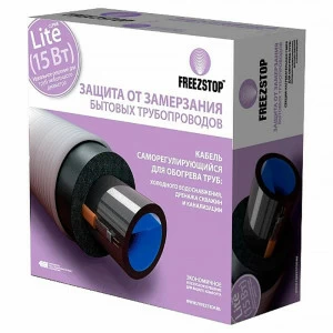 Кабель греющий Freezstop Lite ССТ 9 м (15 Вт/м) под изоляцию