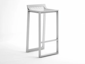 GANDIABLASCO Высокий табурет из термолакированного алюминия с горкой Blau