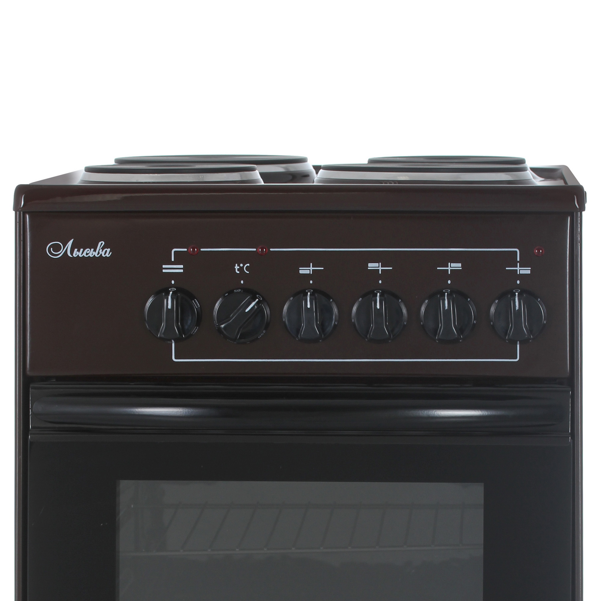 1174044 Электрическая плита Лысьва ЭП 402 коричневый STDN-0063238 - Вид №4
