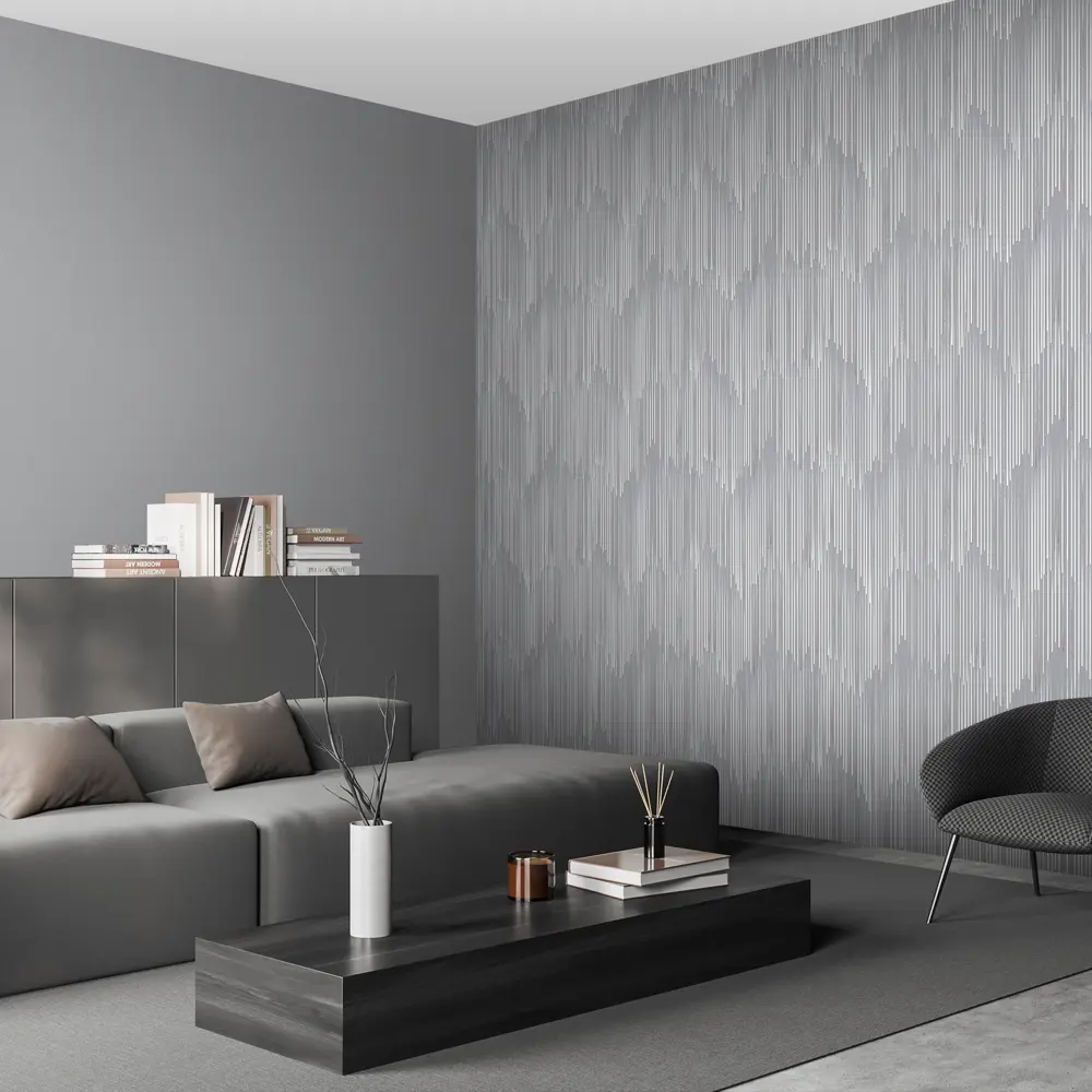 Victoria Stenova Nordic - серые флизелиновые обои с текстурой 87904529 STLM-0076122 - Вид №4