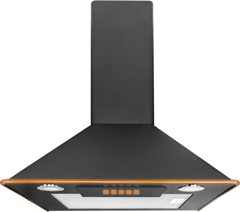 ONDA 60 BB Настенная вытяжка, ширина 60 см, отвод/рециркуляция, 800 м3/час, электронное управление, 3 скорости,светодиодное освещение 2х4 вт, таймер, анодированный алюминиевый жироулавливающий фильтр, угольный фильтр с6с (опция), 42-58 дб, цвет черный, ок Santreyd 