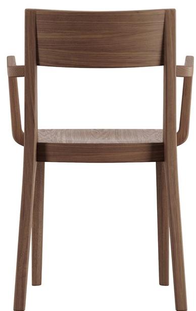 horgenglarus Штабелируемый стул из массива дерева с подлокотниками Miro 6-400a - Вид №8