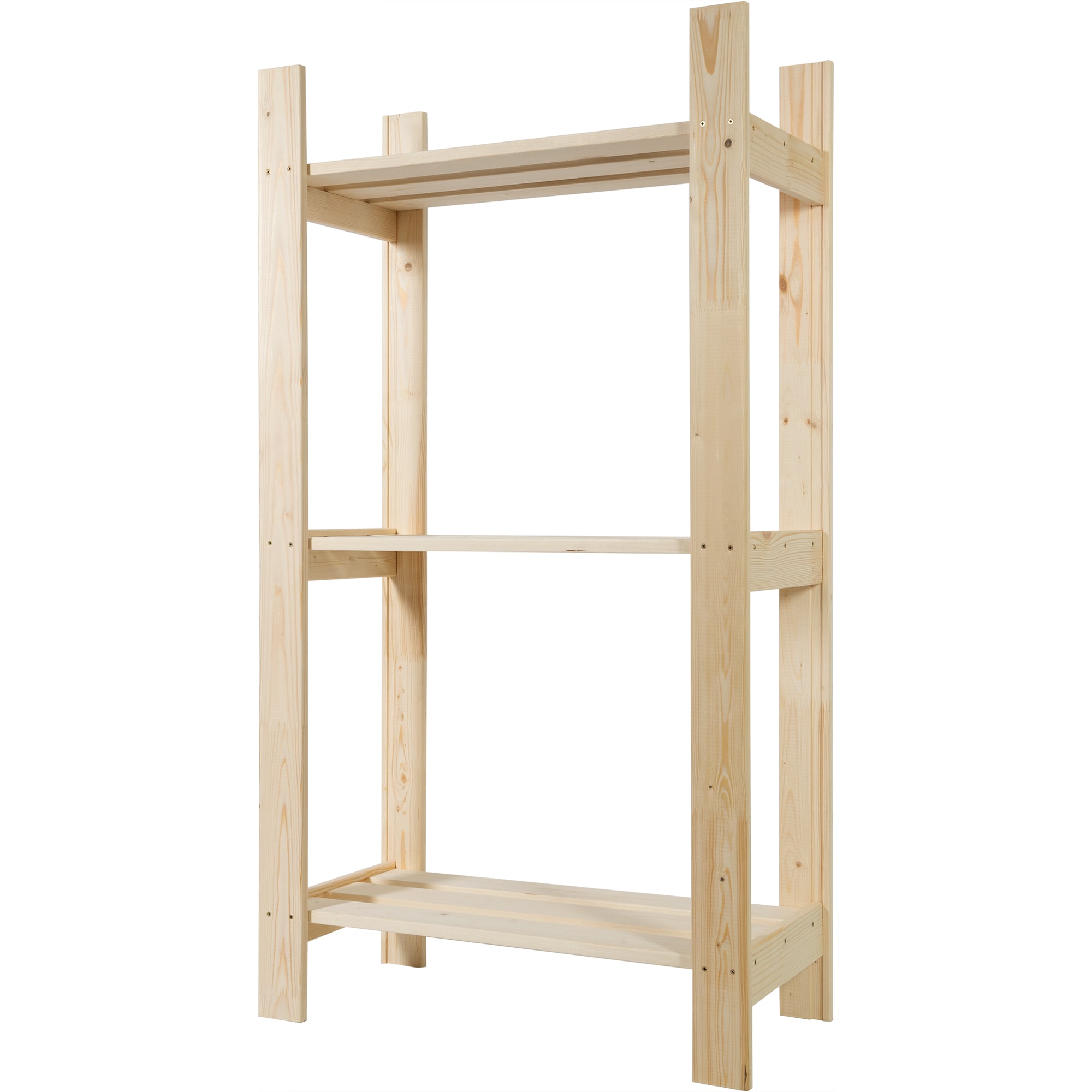 82584520 Стеллаж ЛЦ-3 3 полки 63x114.2x29 см, дерево Santreyd 