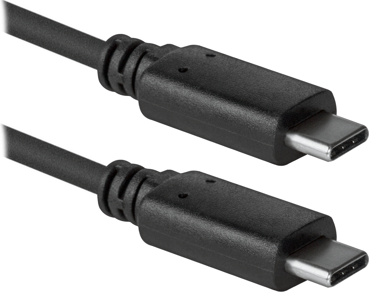 87854 usb кабель usb99-03h usb2.0 type-c (m) - type-c (m), 1.0 м Defender Santreyd 