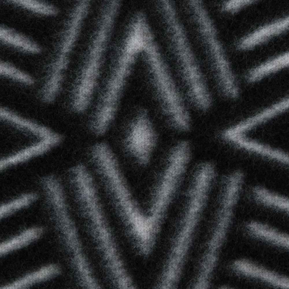 Плед «Латина» 130х170 см флис цвет черный BELEZZA STLM-2191581 - Вид №1