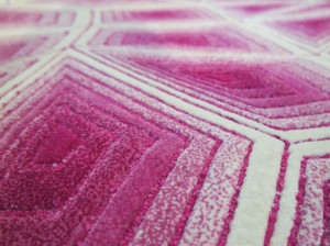 Ковер ручной работы из ткани