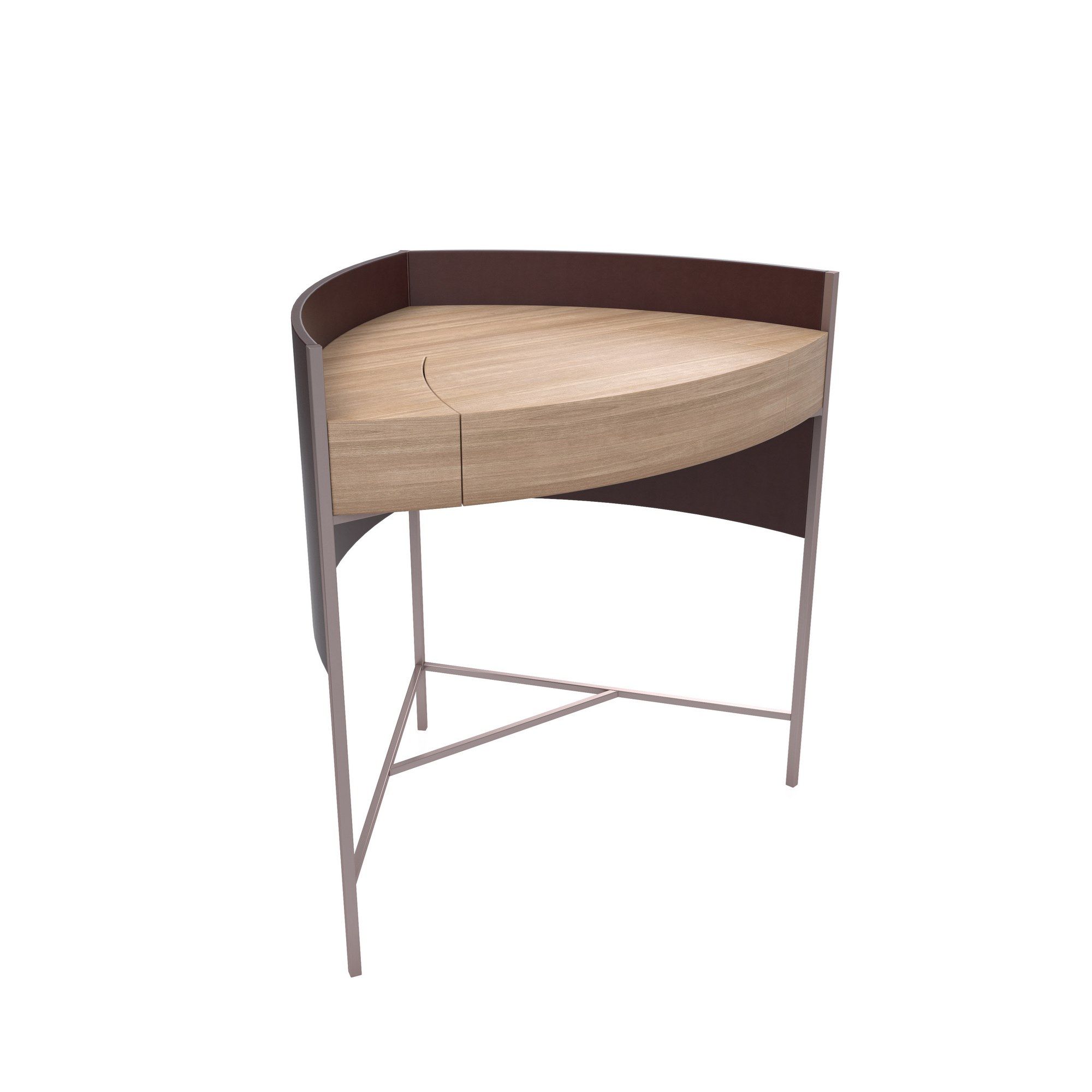 Письменный стол из искусственной кожи для ПК с откидными дверцами ESTEL GROUP BLOOM ARCH-00060599 - Вид №6