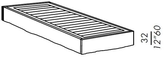 Meridiani Односпальная кровать со съемным чехлом из ткани Fox sun-id-1403758 - Вид №1