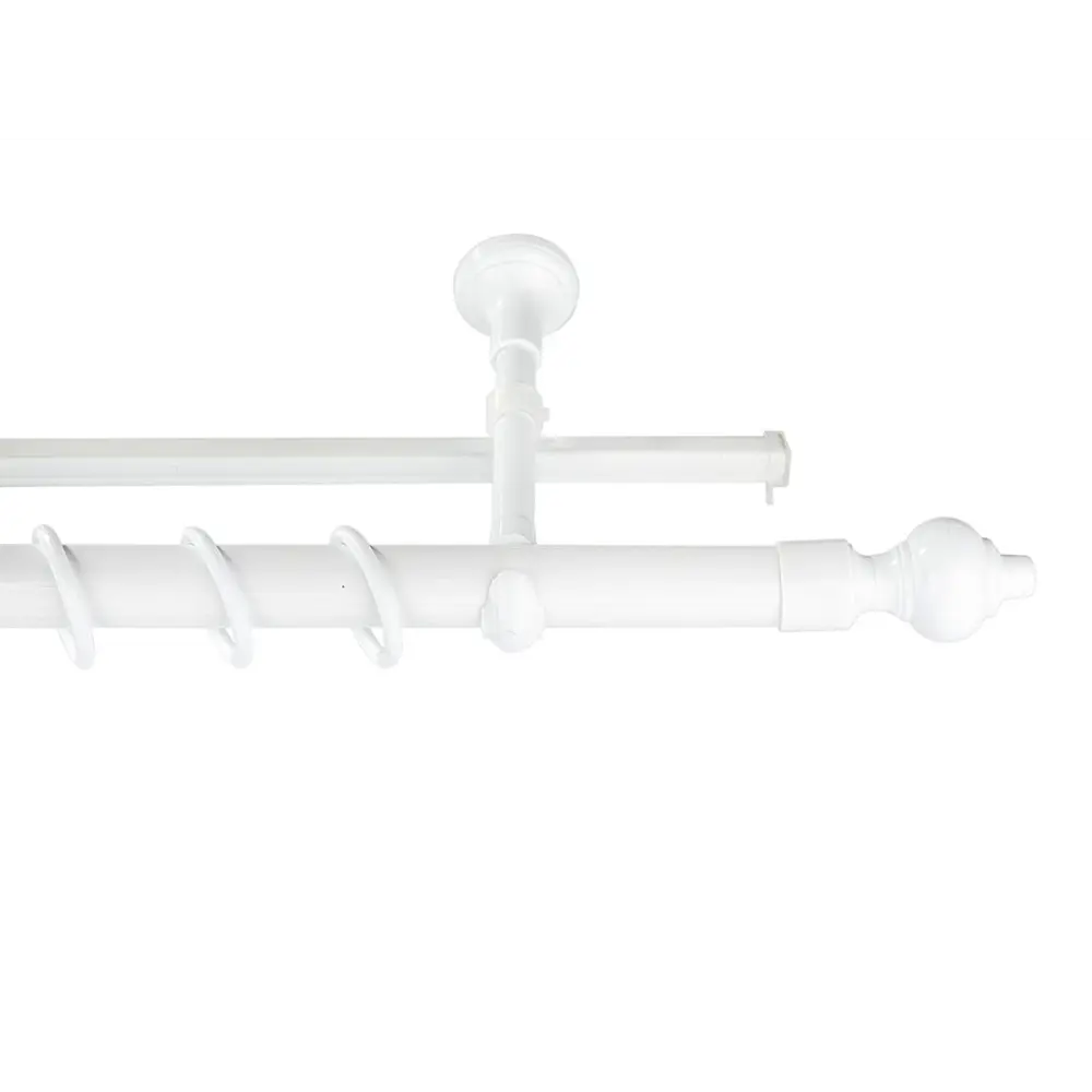 Карниз DOMLEGRAND Кантри двухрядный 200 см для элегантного оформления окон 89432154 STLM-1578855