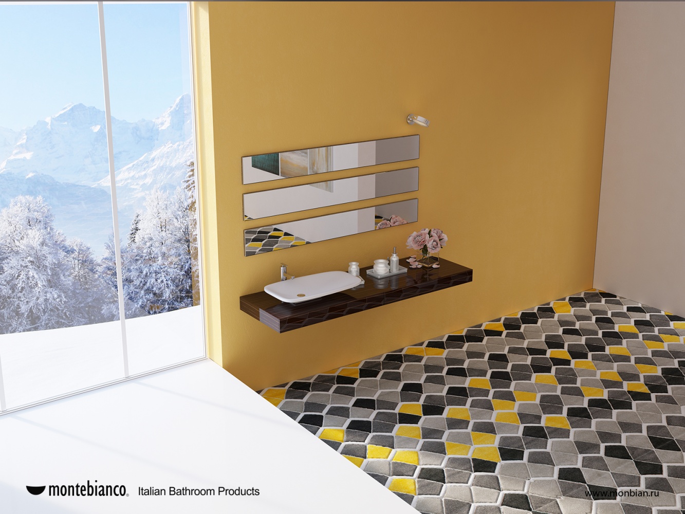 13172 Раковина Montebianco Tuscany Santreyd - Вид №7