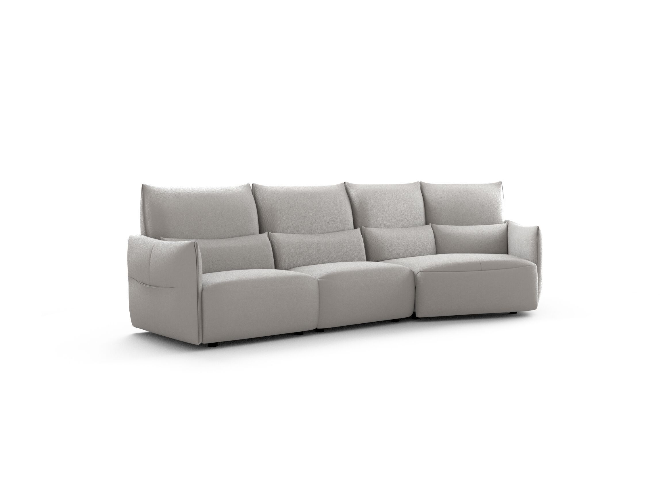 Угловой диван из ткани Natuzzi Italia Wellbe ARCH-00130642 - Вид №3