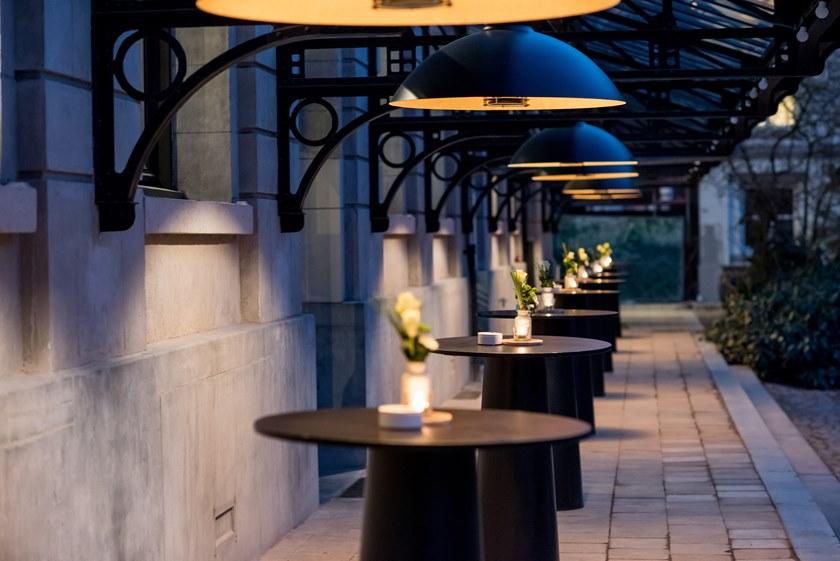 HEATSAIL DOME MIDNIGHT Уличный обогреватель инфракрасный с освещением. - Вид №1