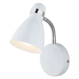 Бра металлическое белое Viktor 105191 MARKSLOJD VIKTOR 00-3927480 Белый