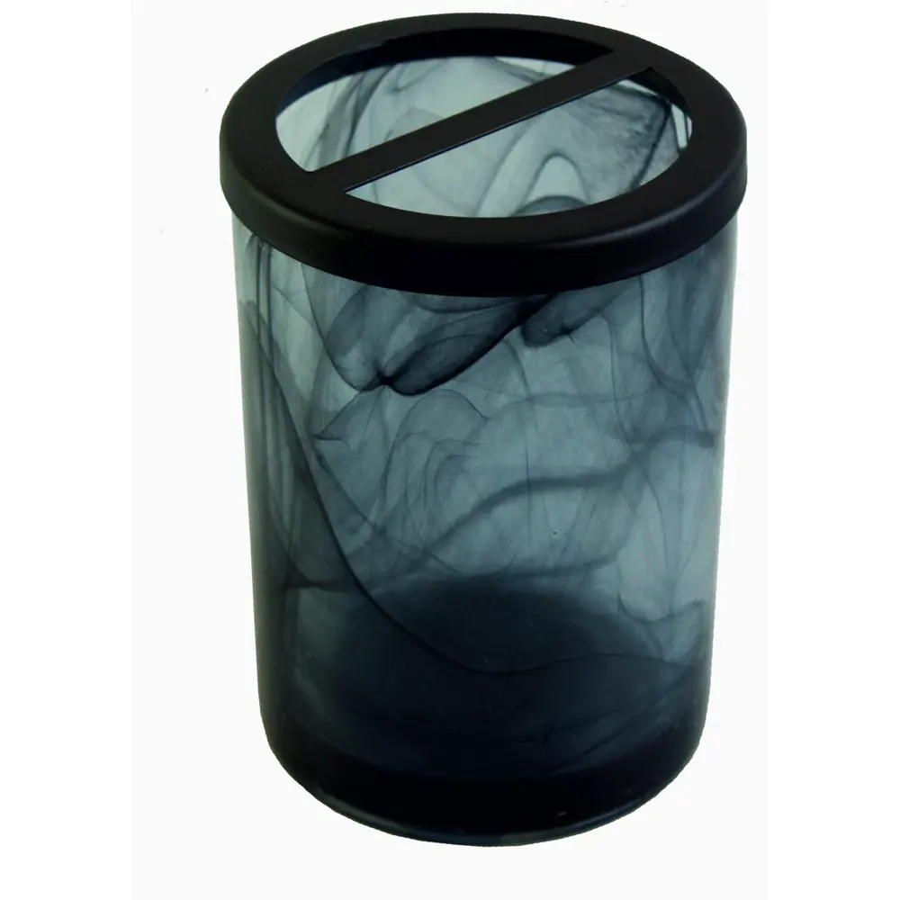 Подставка для зубных щеток Raindrops Shade стекло цвет черный STLM-2206175