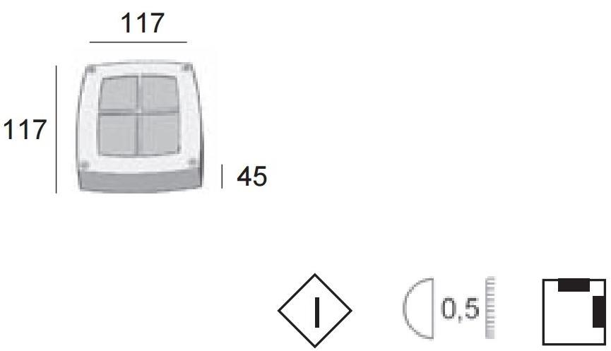 BEL-LIGHTING Настенный светильник для улицы / потолочный светильник для улицы из металла  1140  - Вид №2