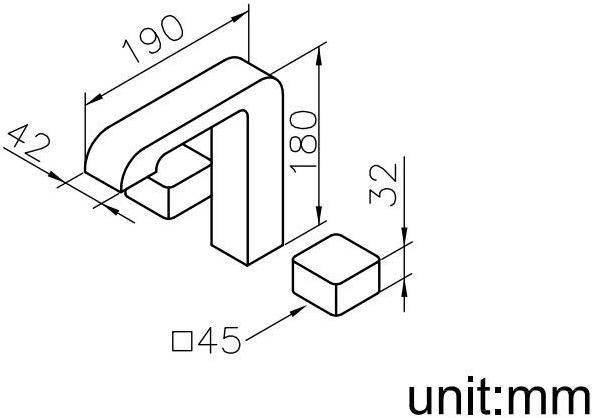 JUSTIME Кухонный смеситель на 3 отверстия из хромированной латуни Dragon 6904-98-80cp - Вид №1