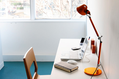 Настольная лампа 73х69 см оранжевая Tolomeo Micro A011860 ARTEMIDE  00-3883005 Оранжевый  - Вид №4