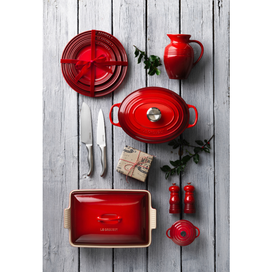 Утятница чугунная Le Creuset, Ø27 см, вишневая 21178270602430 - Вид №1