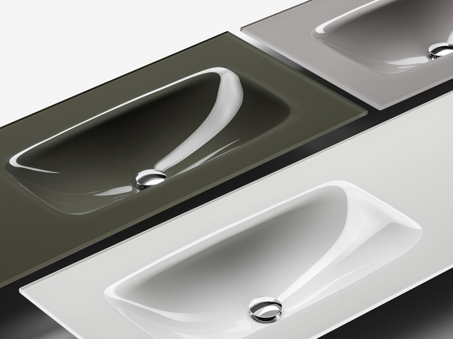 Стеклянная раковина с столешницей Falper VETRO ARCH-00121037