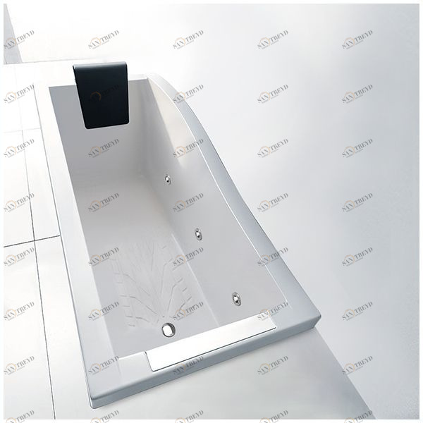 Ванна Gruppo treesse Spider V8087-SX белая с гидромассажем прямоугольная встроенная левая STDV8087SX