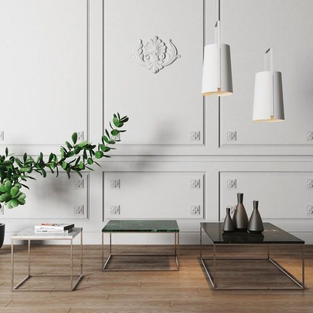 TemaHome Прямоугольный мраморный журнальный столик Gleam sun-id-1465333 - Вид №4