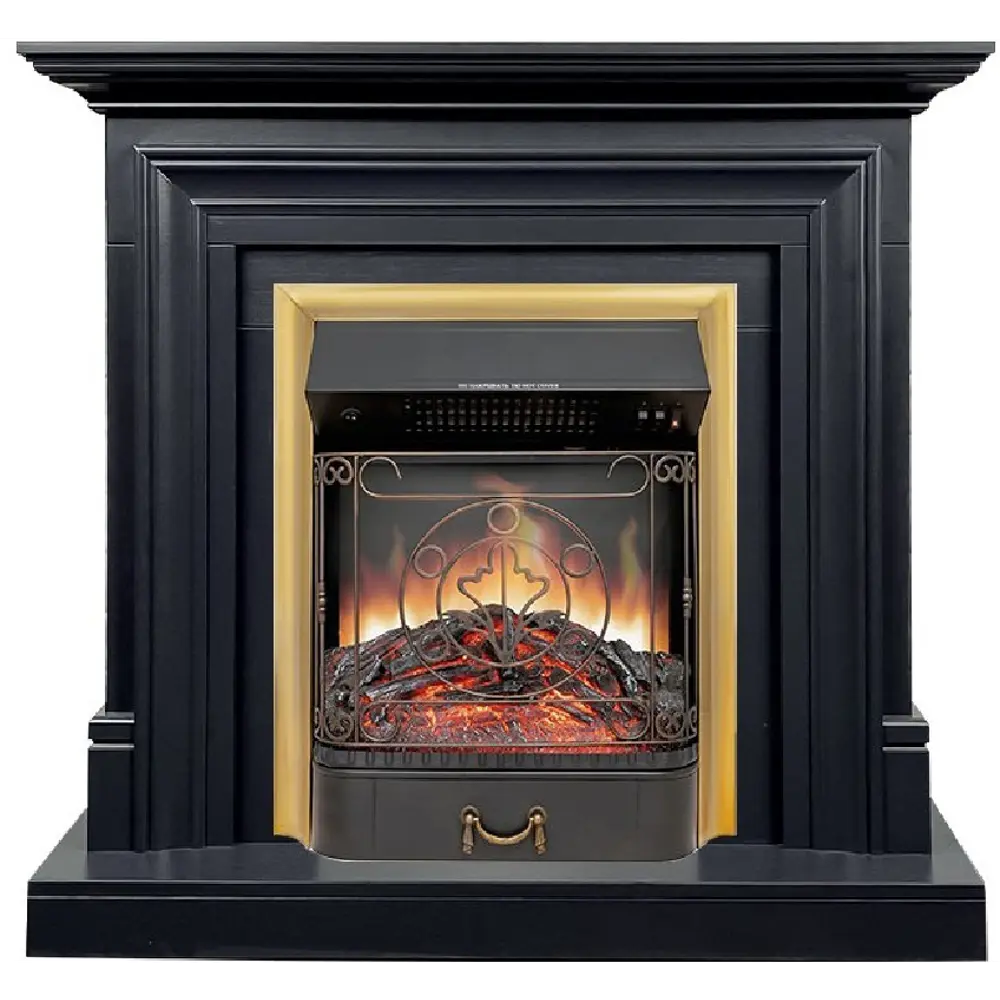 Каминокомплект Royal Flame Bradford STD Majestic FX Brass 1.5 кВт цвет серый графит 89396844 STLM-2130505 