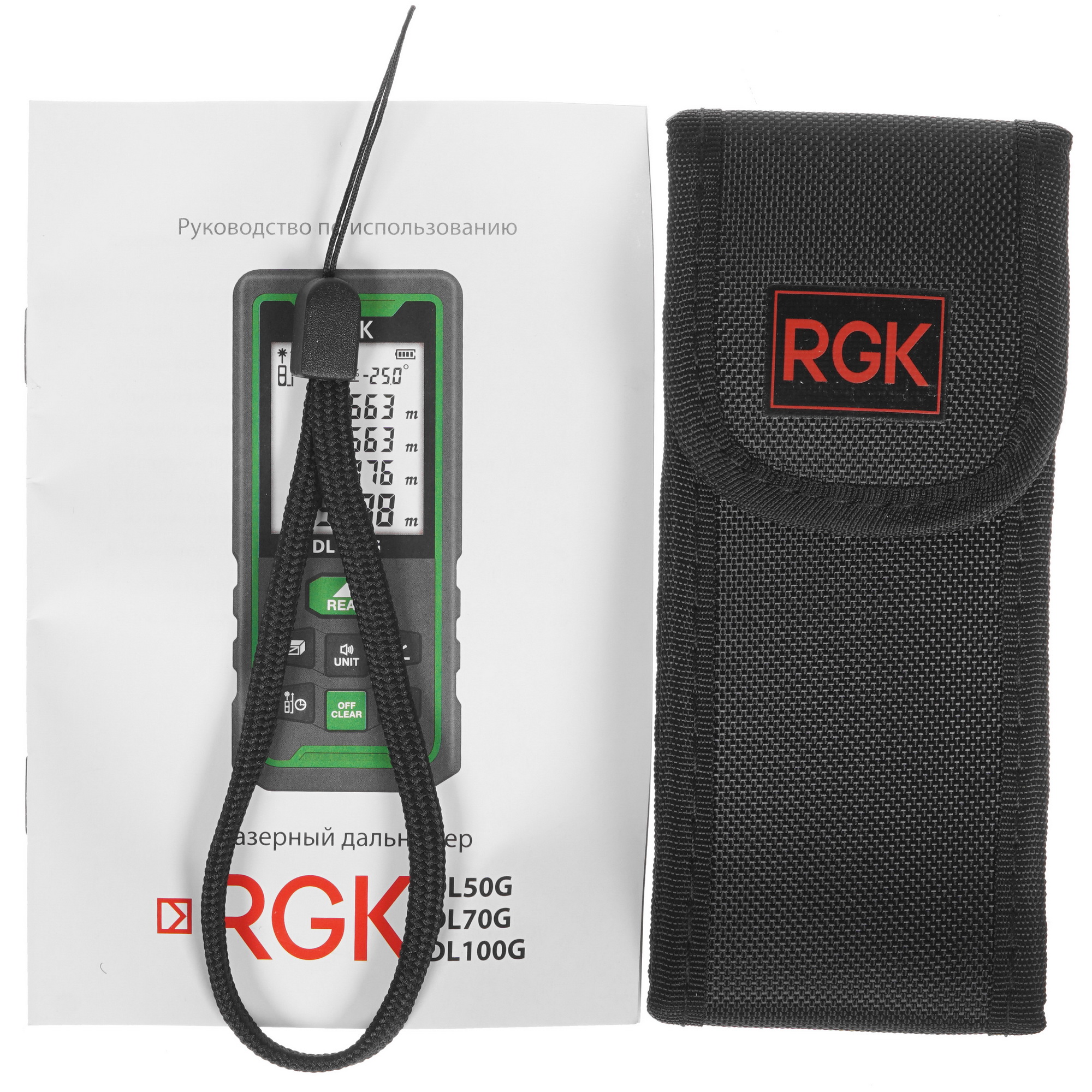 Лазерный дальномер RGK DL100G 5301017 STDN-0028121 - Вид №4