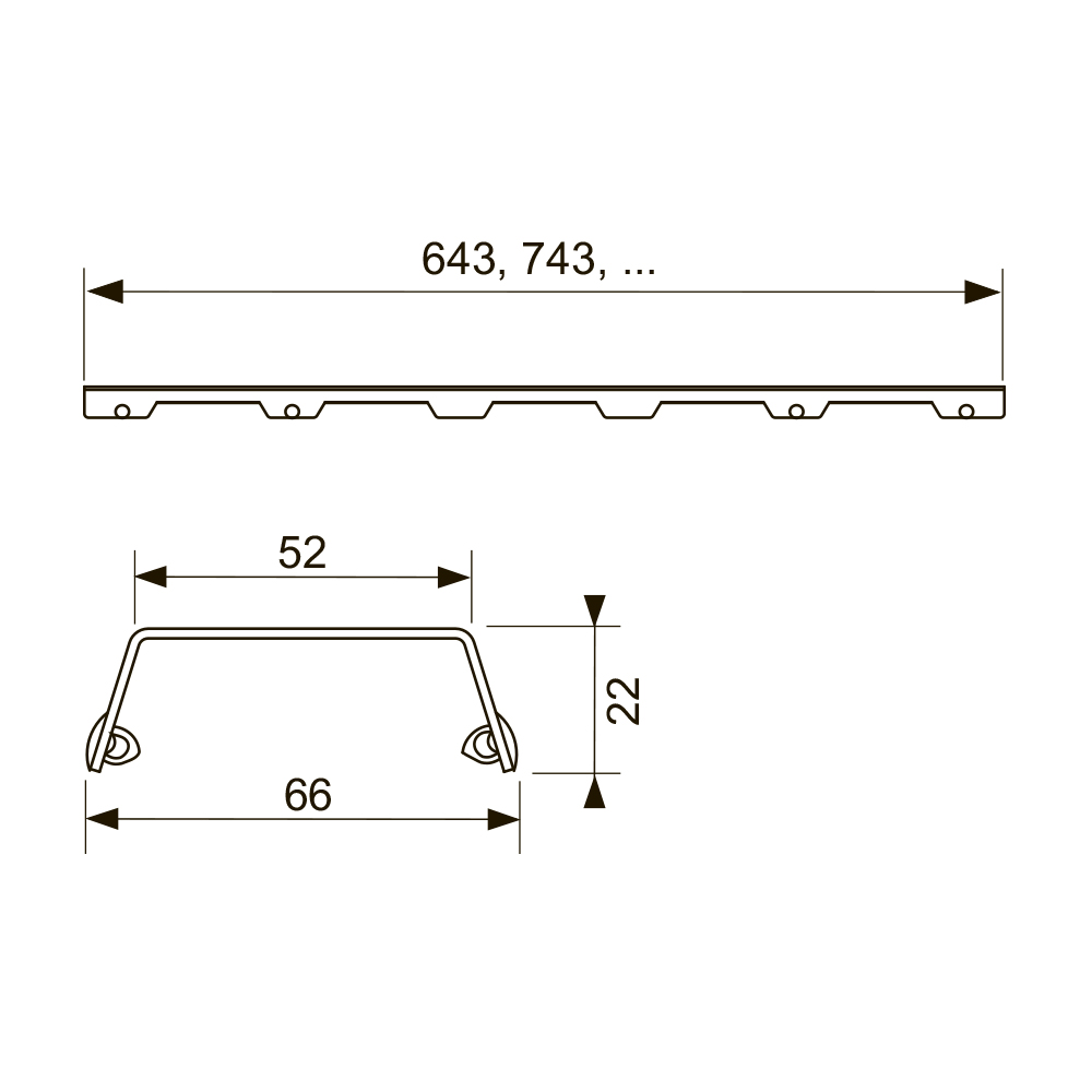 600782 Декоративные панели прямые Tece TECEdrainline - Вид №1