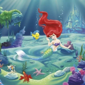 4-463-Arielle Фотообои Komar Disney 1.84х2.54 м