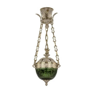 Подвесной светильник зеленый Bohemia Ivele 71000P/20AZ GW Clear-Green/H-1K Y8 FA1S BOHEMIA IVELE 7100 00-3890230 Зеленый