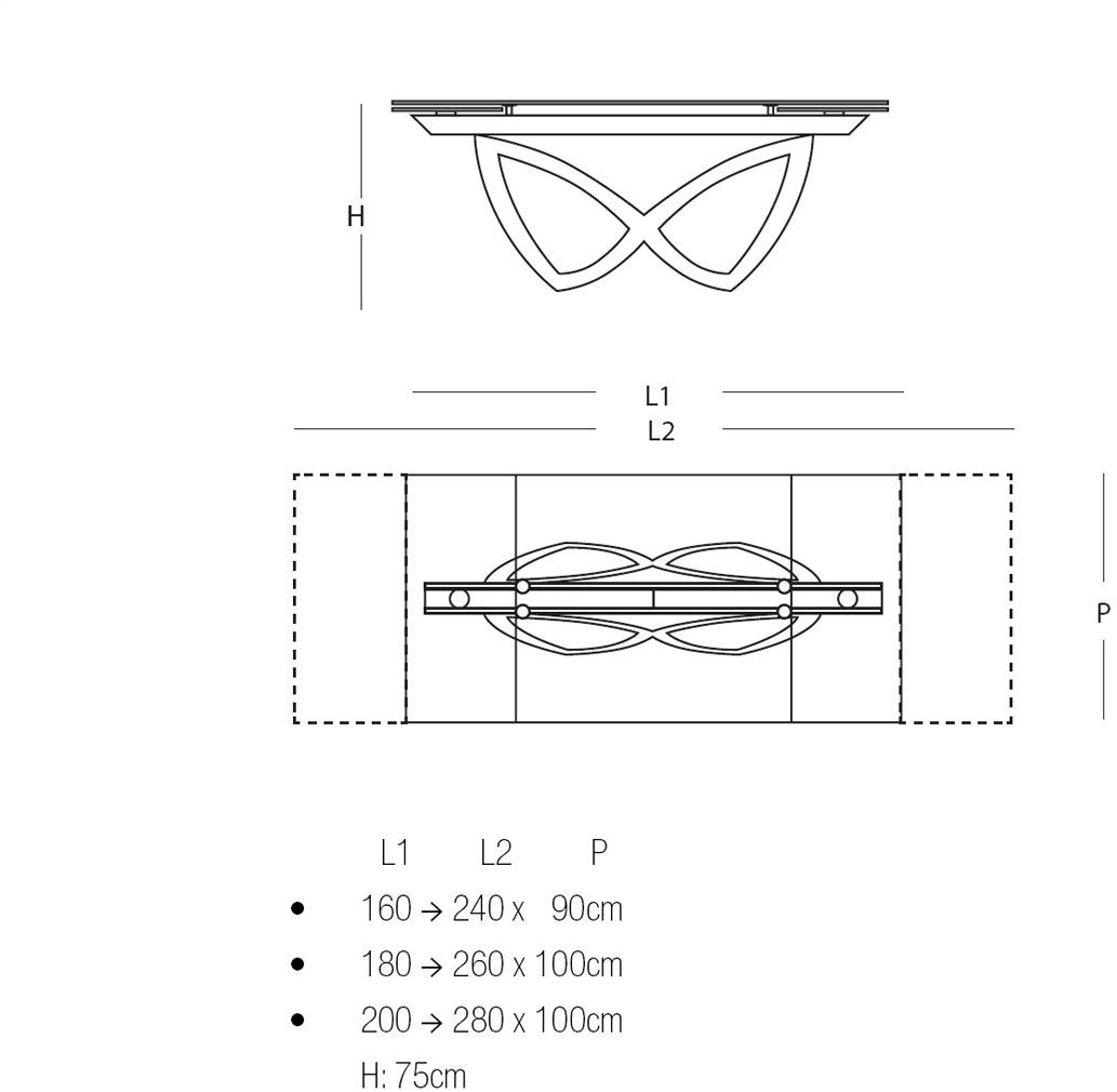 NAOS Раздвижной стол из керамики sun-id-1368660 - Вид №1