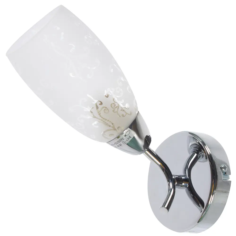 Настенный светильник Inspire Flora 1 лампа E14x40 Вт стекло/металл 17269348 STLM-2107089 