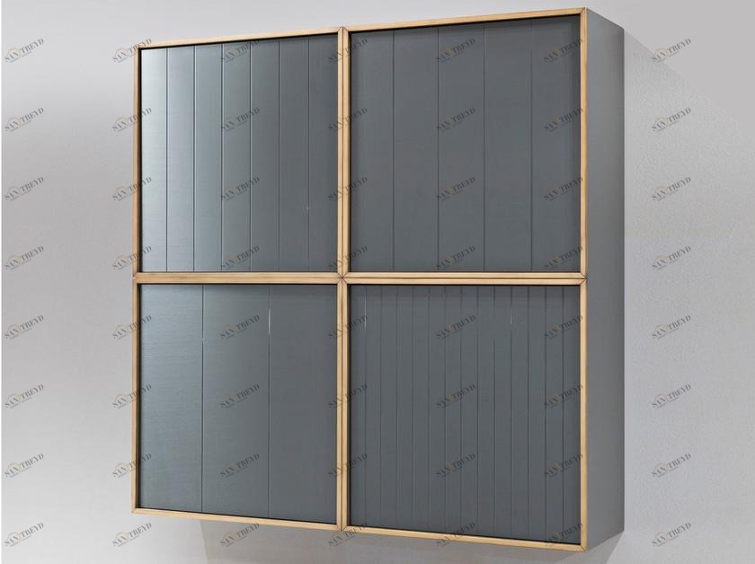 Meridiani Стенка из лакированного дерева с дверцей Edition shine sun-id-1443930