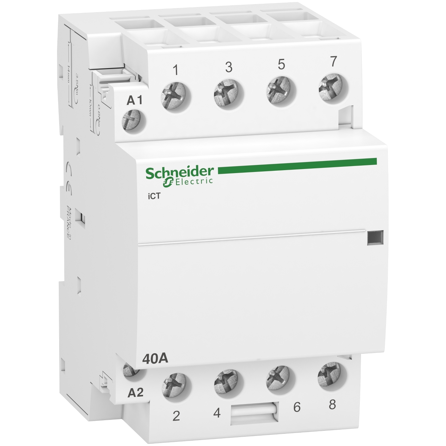 A9C20844 Модульный контактор iCT 4P 40А 400/240В AC Schneider Electric Acti 9 