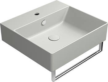 9430117 Подвесная раковина настенная овальная GSI ceramica  бежевая  - Вид №1