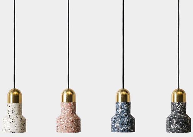 Bentu Design Подвесной светильник с прямым светом в венецианском терраццо  C12622/ 522 /422  - Вид №1