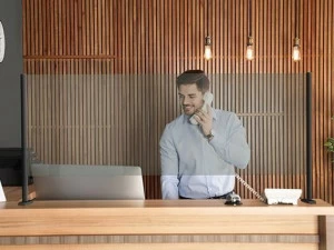 NOVELLINI Барьер Parafiato из алюминия и стекла для стойки Besafe