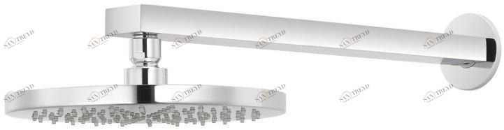 rvb Настенная лейка душа с держателем Line 8020.--.80