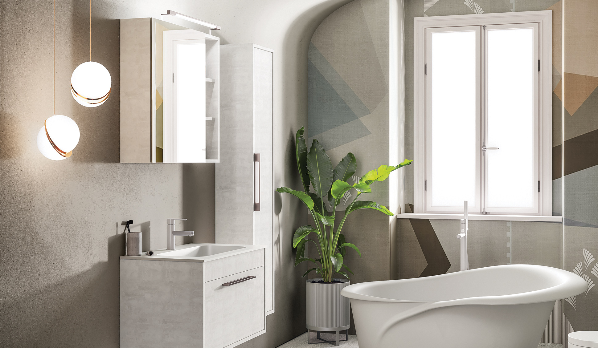 Smart.46 – 12 Mastella  Smart.46  Комплект мебели для ванной 