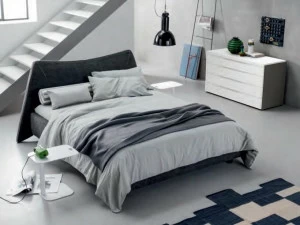Dall'Agnese Кровать из ткани с мягким изголовьем