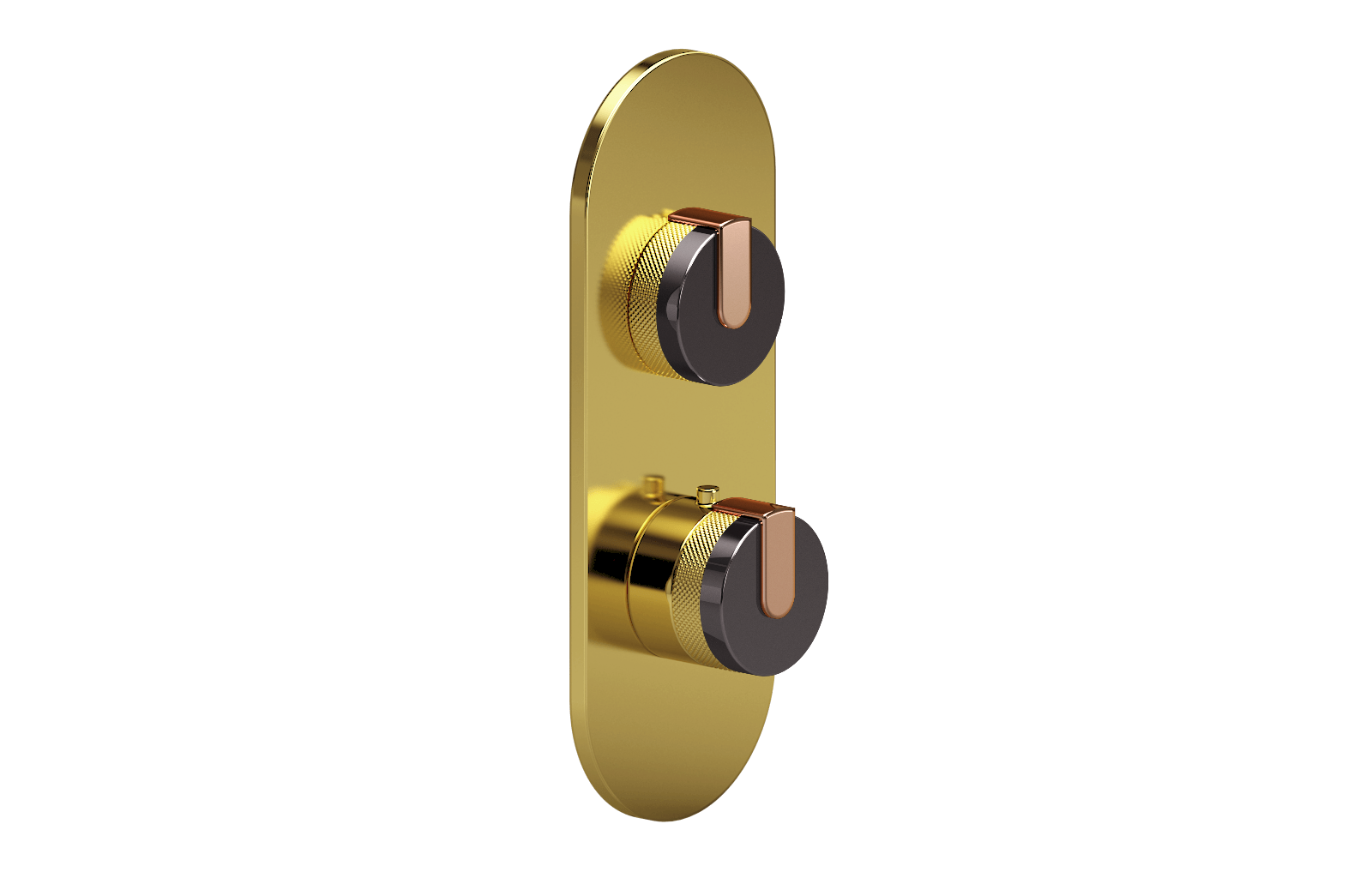 E-8026-R1OXE0-L1RG-AU-T Планка M-Series с 2 ручками - Внешняя часть GRAFF MOD+