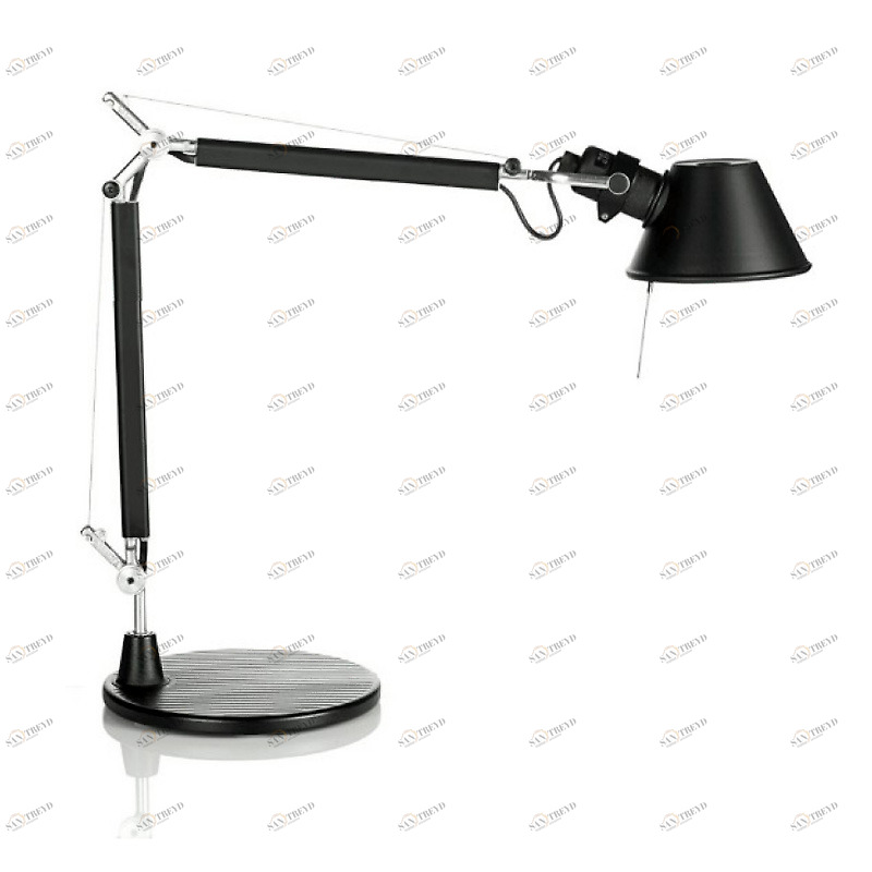 Настольная лампа 37х45см черная Tolomeo Micro A011830 ARTEMIDE  00-3883002 Коричневый;черный 